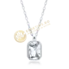 Colier din argint (925) - zirconiu alb