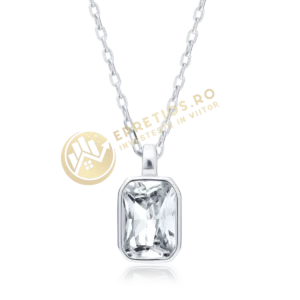 Colier din argint (925) - zirconiu alb