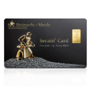 1 Gram AUR 999,9 - Heimerle + Meule in Secain Card