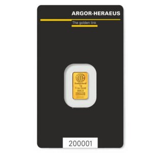 1 Gram AUR 999,9 Argor-Heraeus