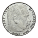 1937 Germania 2 Reichs Mark - Hindenburg
