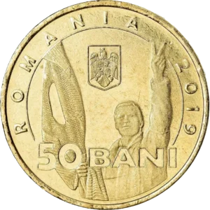 Moneda 50 Bani "Aniversarea Revoluției Române 1989"