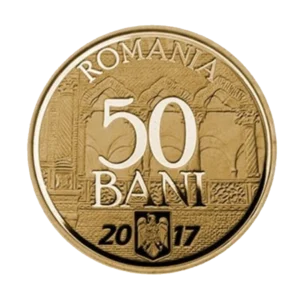 Moneda 50 Bani (aniversare 10 ani Uniunea Europeana)