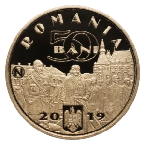 Moneda 50 Regele Bani Ferdinand I Unificatorul