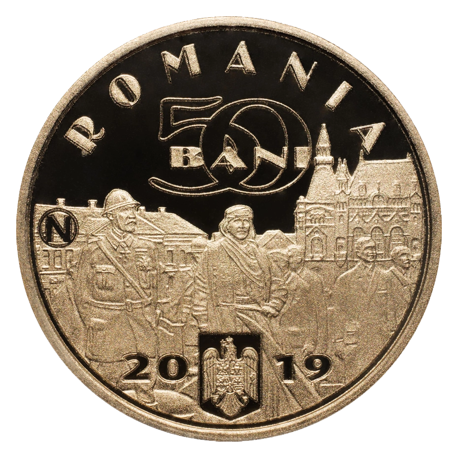 Moneda 50 Regele Bani Ferdinand I Unificatorul